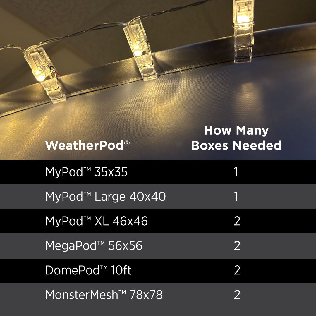 WeatherPod® Clip String Lights